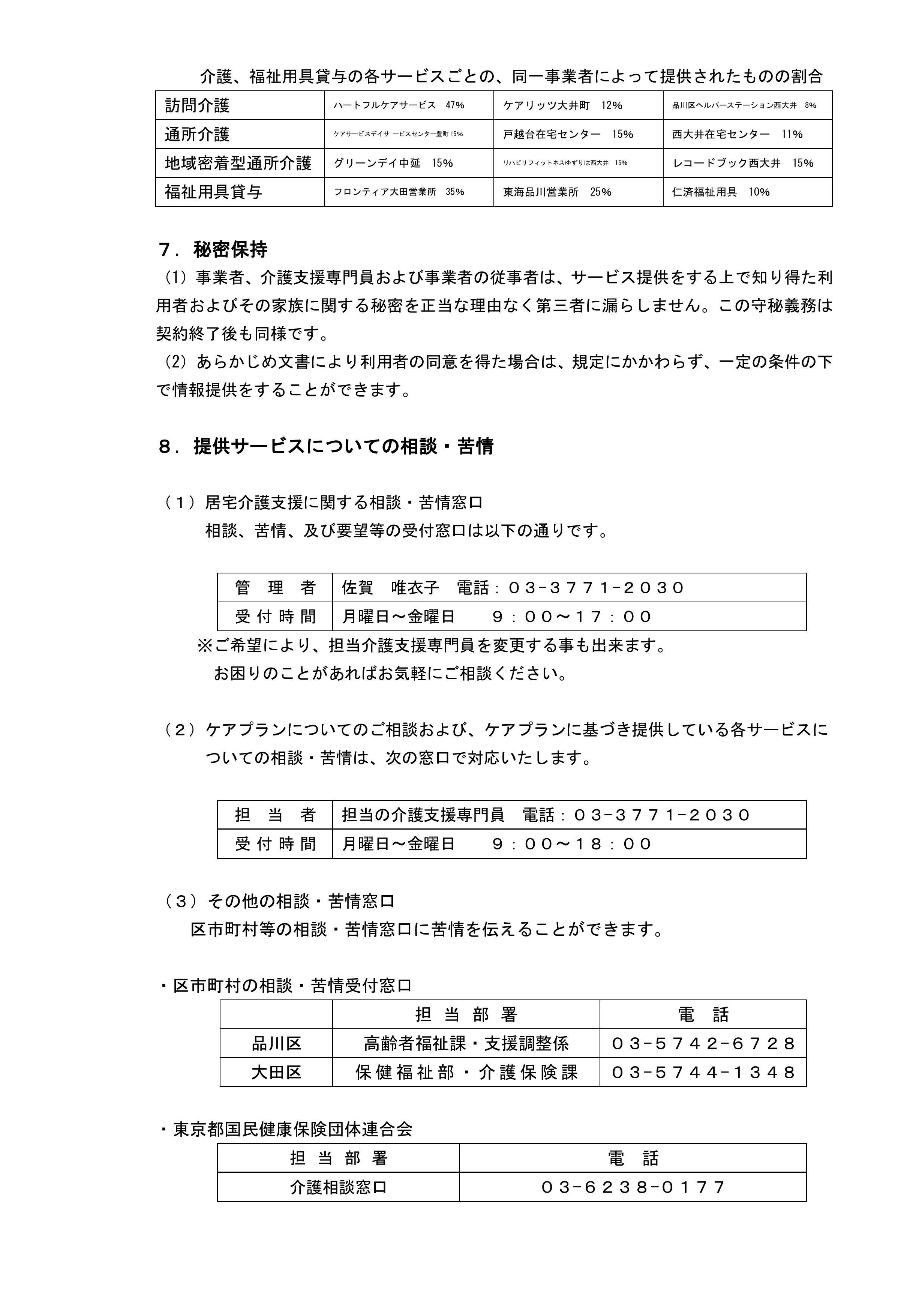 訪問介護重要事項説明書0